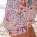 Koszulka kąpielowa z długim rękawem i spodenkami UPF 40 - Dreamy Mermaid / Little Dutch