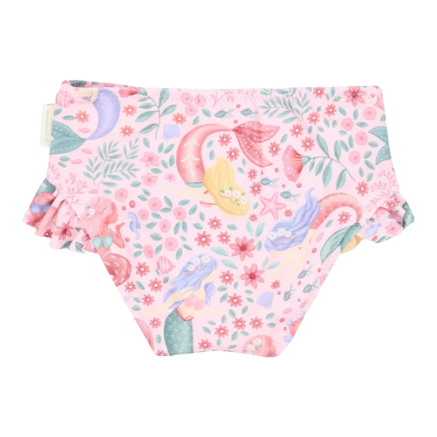 Koszulka kąpielowa z długim rękawem i spodenkami UPF 40 - Dreamy Mermaid / Little Dutch
