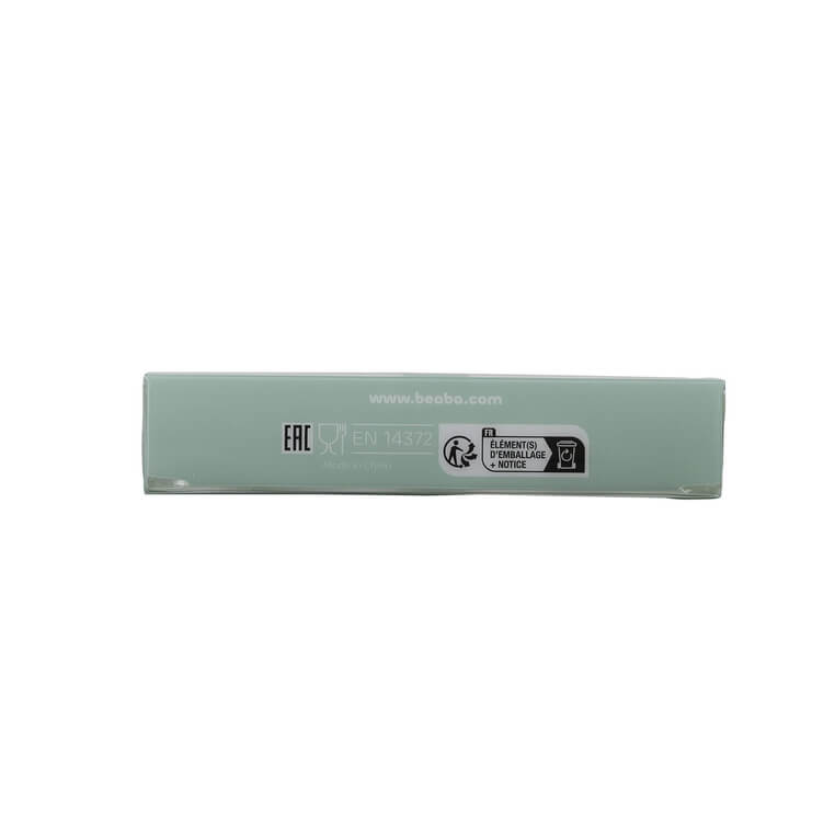 Sztućce ze stali nierdzewnej 12 m+ Misty green / Beaba