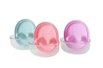 Innowacyjny pojemnik na przekąski FINGER SNACK BOWL - Peony Pink / Monchi
