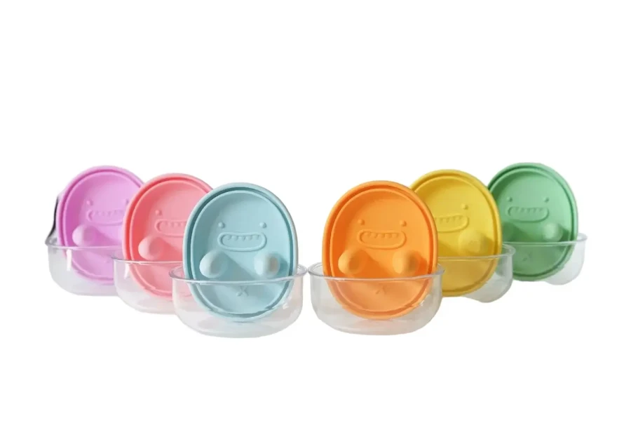 Innowacyjny pojemnik na przekąski FINGER SNACK BOWL - Peony Pink / Monchi