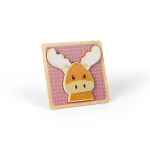 Drewniane puzzle Reniferek / Bigjigs Toys