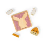 Drewniane puzzle Reniferek / Bigjigs Toys