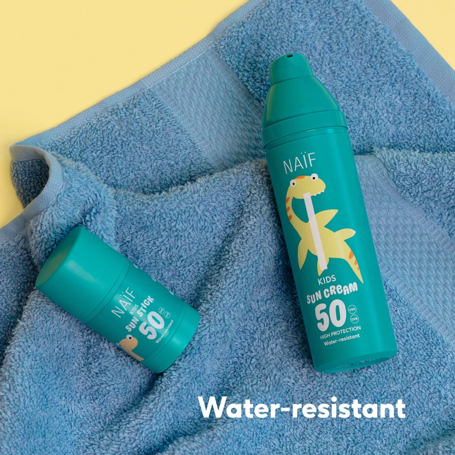 Mineralny sztyft przeciwsłoneczny SPF50 dla dzieci i niemowląt, 15g / Naif