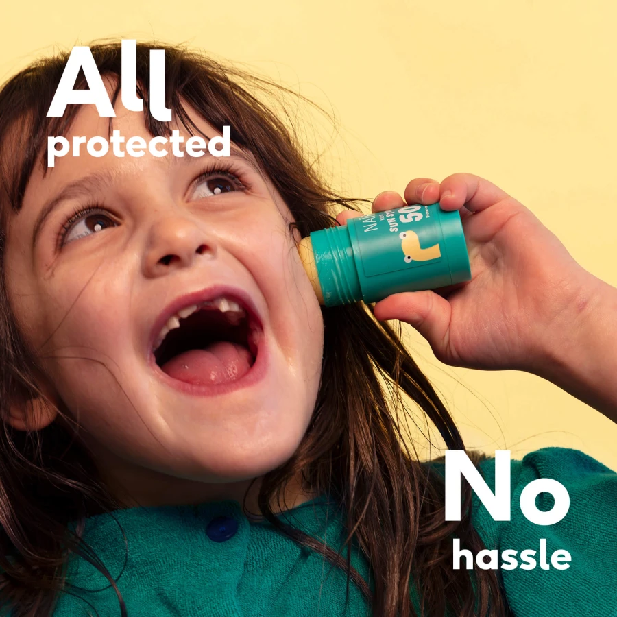 Mineralny sztyft przeciwsłoneczny SPF50 dla dzieci i niemowląt, 15g / Naif