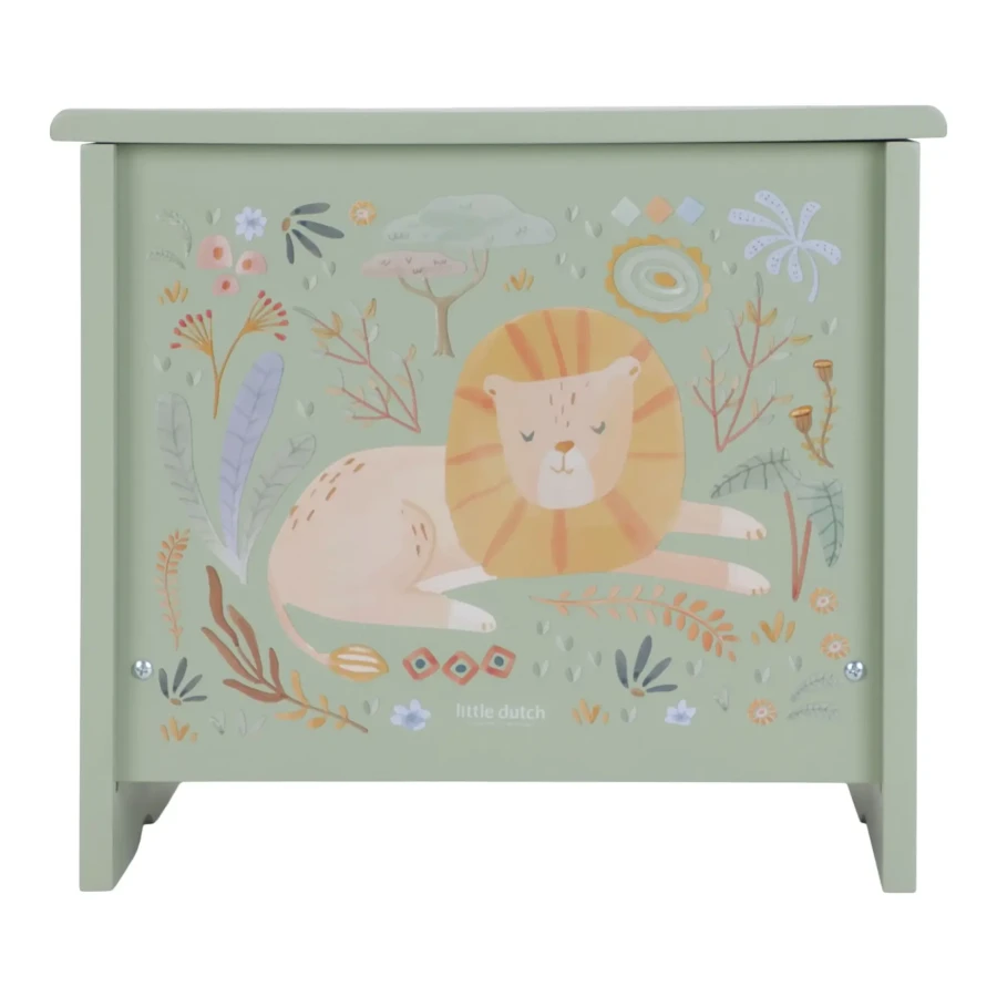 Drewniane pianino zielone Safari Friends FSC / Little Dutch