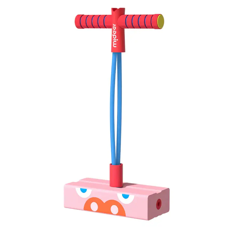 Skoczek POGO z dźwiękiem - różowy / Mideer