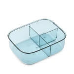 Lunchbox tritanowy z przegródkami Arthur - Race cars, Beach blue / Liewood