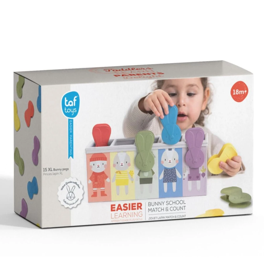 Edukacyjna zabawka z klipsami - Dopasuj i licz! / Taf Toys