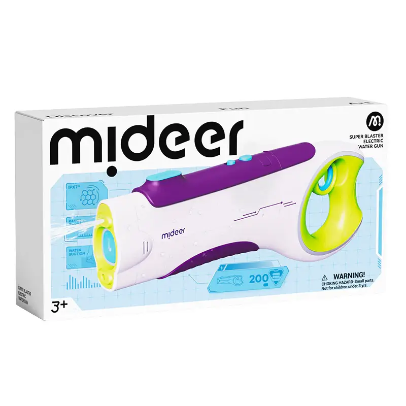 Elektryczny pistolet wodny - Purple & Green / Mideer