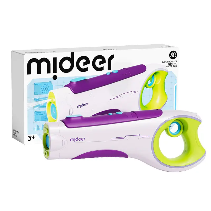 Elektryczny pistolet wodny - Purple & Green / Mideer