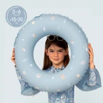 Dmuchane koło do pływania dla dzieci 3-6 lat (15-30 kg) - niebieskie / SIPO