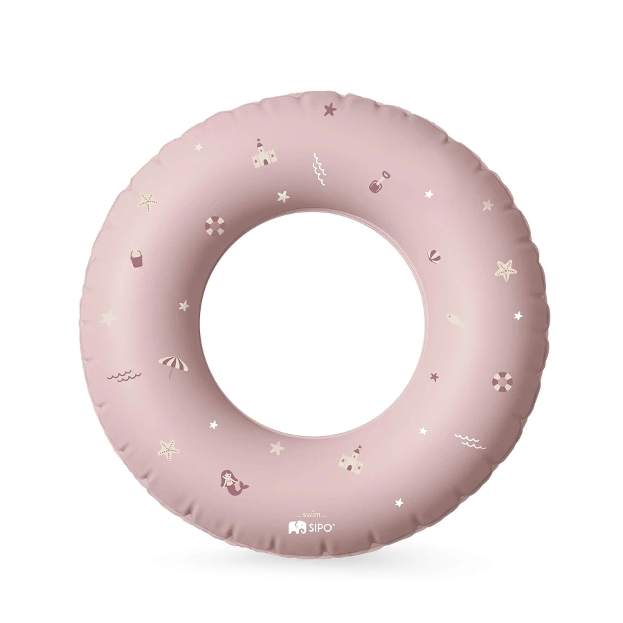Dmuchane koło do pływania dla dzieci 3-6 lat (15-30 kg) - różowe / SIPO