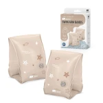 Dmuchane rękawki do pływania dla dzieci 3-6 lat (15-30 kg) - beżowe / SIPO