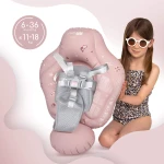Koło treningowe do nauki pływania 6-36m (11-18 kg) - różowe / SIPO