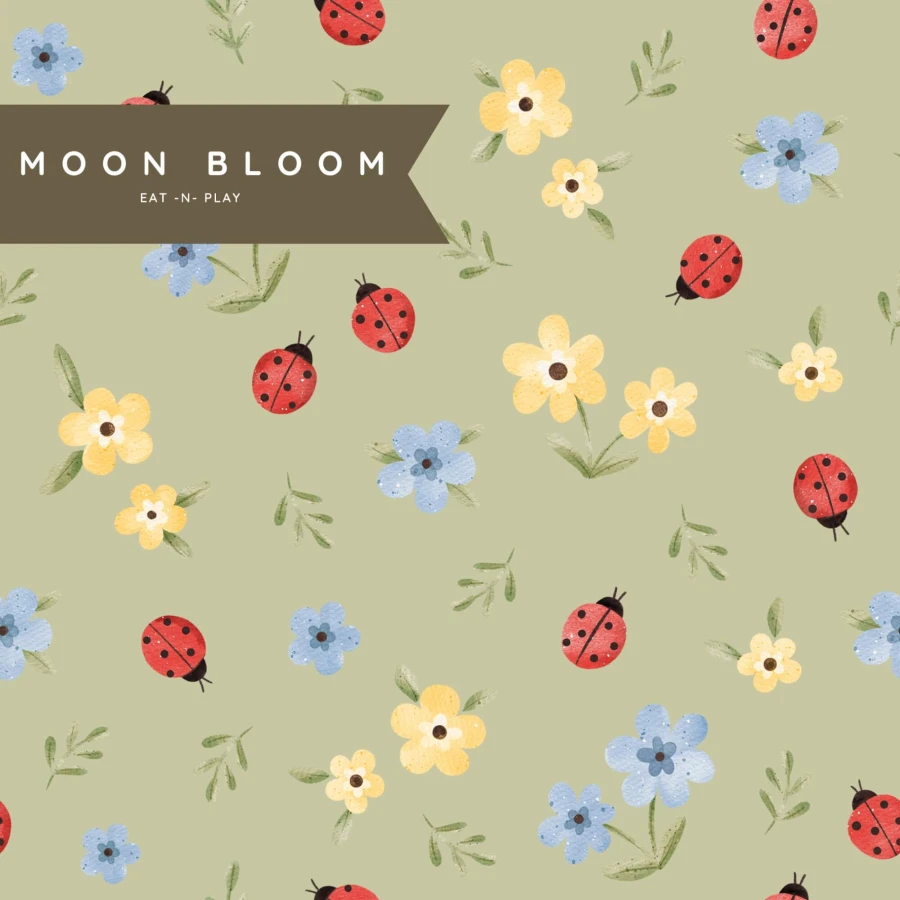 Śliniak z rękawami Ladybird / Moon Bloom