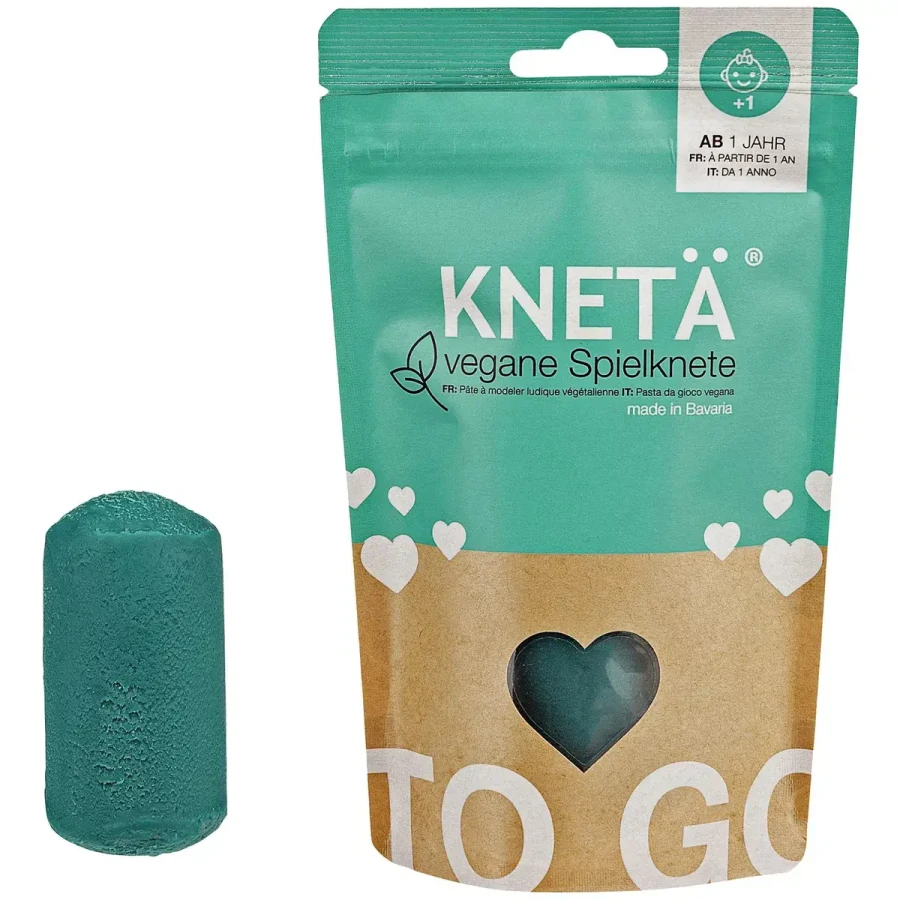 Wegańska masa plastyczna, 100g - petrol / KNETA