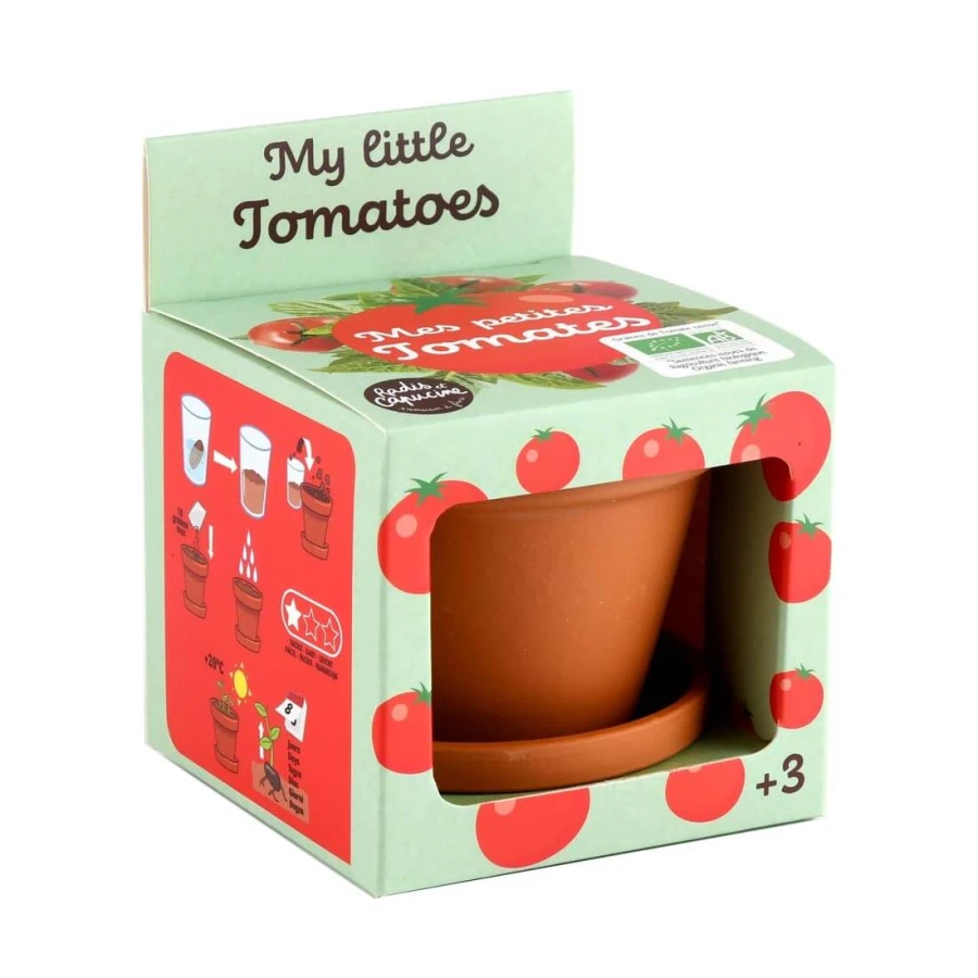 Pomidorki do samodzielnej uprawy My Little Tomatoes / Radis et Capucine