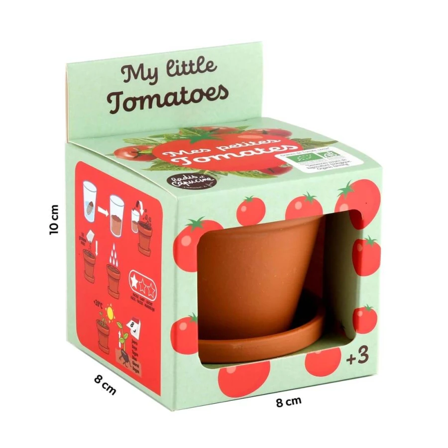 Pomidorki do samodzielnej uprawy My Little Tomatoes / Radis et Capucine
