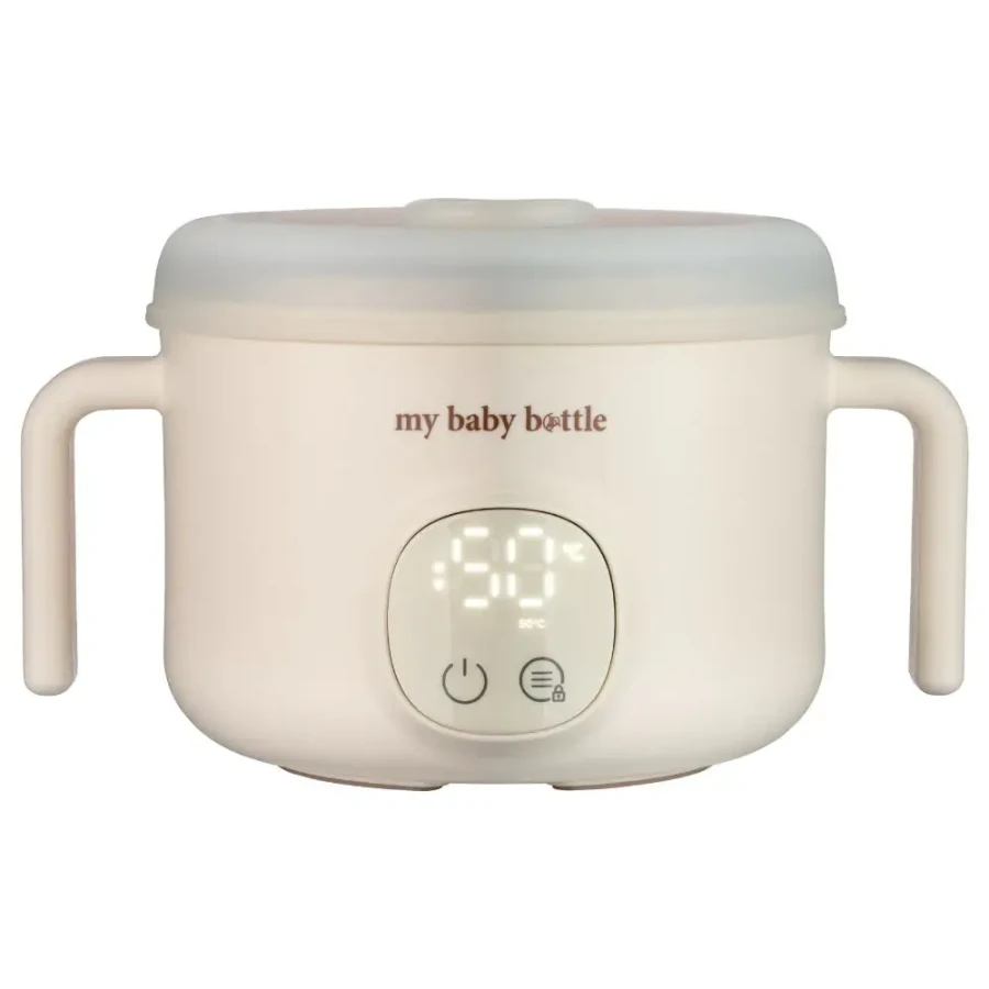 Przenośny podgrzewacz do jedzenia dla dzieci MyBabyBowl - White / MyBabyBottle