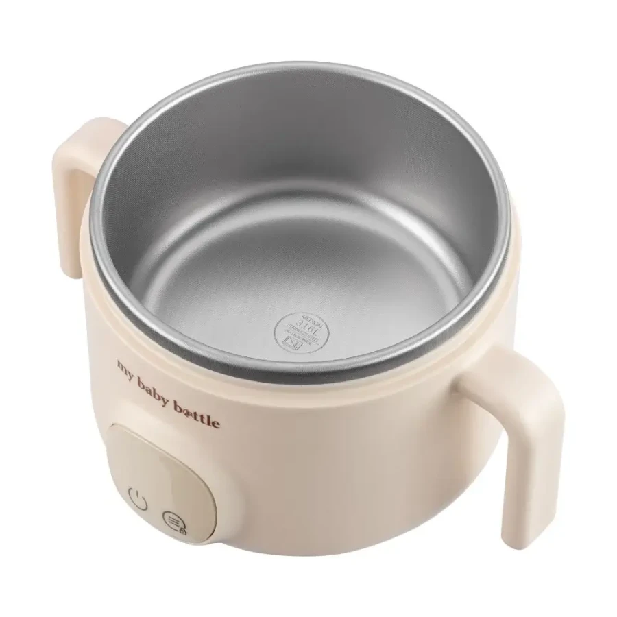 Przenośny podgrzewacz do jedzenia dla dzieci MyBabyBowl - White / MyBabyBottle
