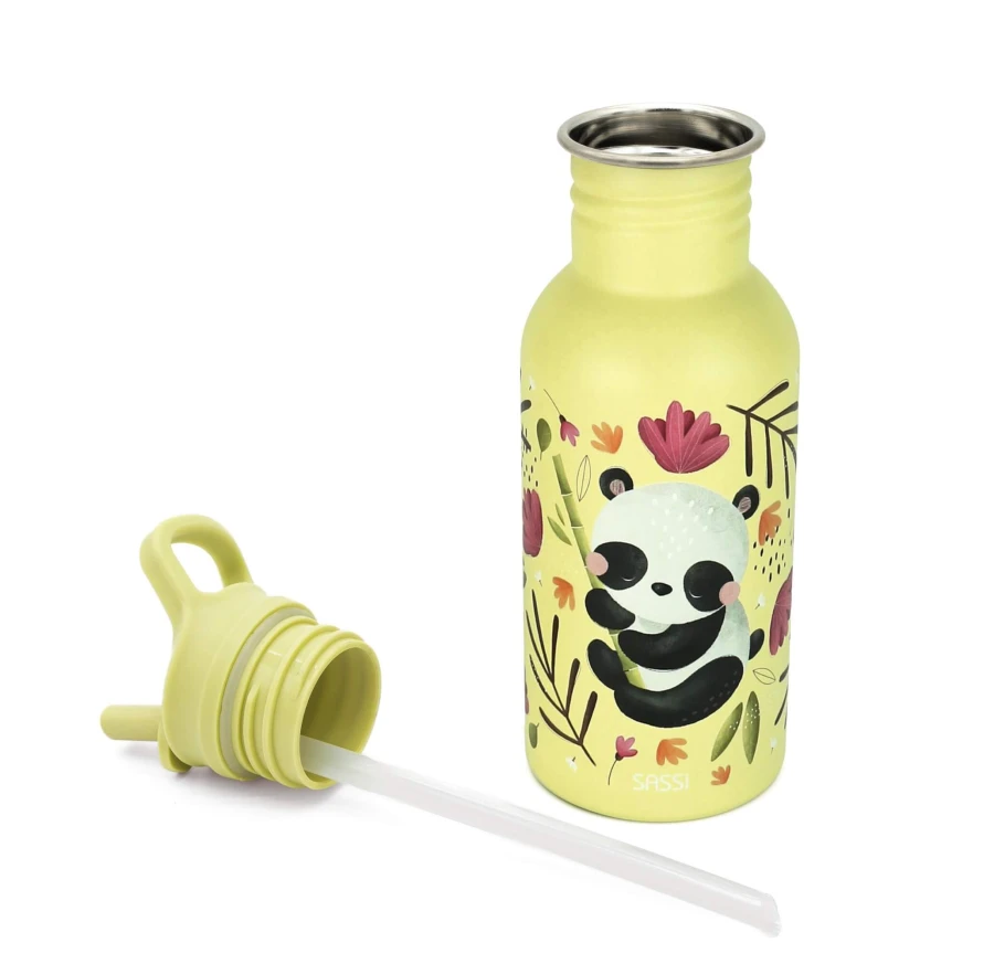 Butelka na wodę bidon 500 ml - Panda / SASSI