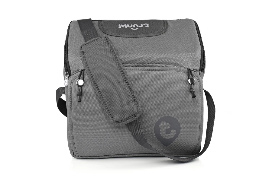 Przenośne krzesełko podwyższające Trunki - szare / Trunki