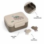 Lunchbox z widelczykami Tiny Trails Sand / Done by Deer