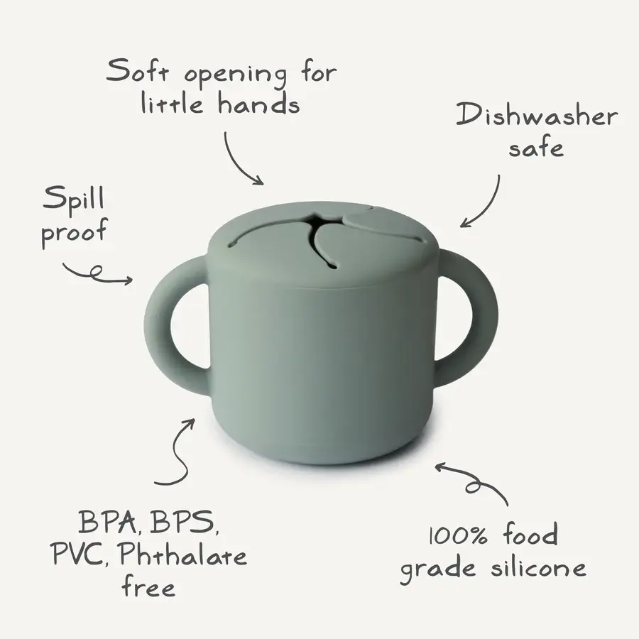  Kubek niewysypek na przekąski - Shifting Sand / Mushie