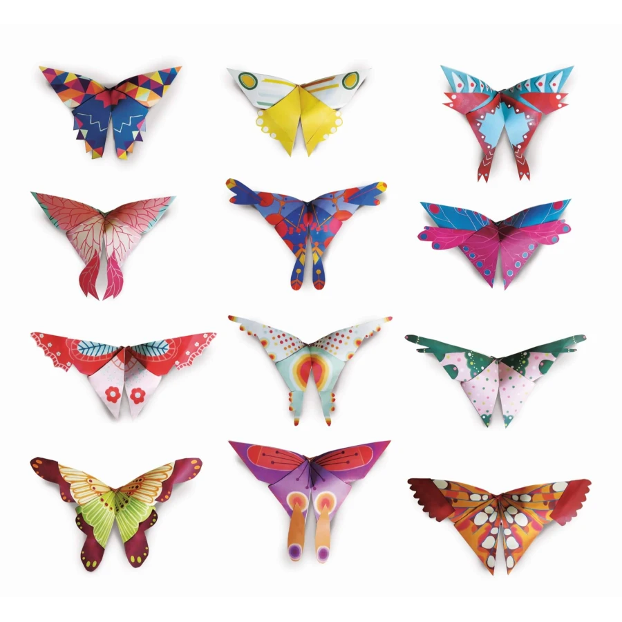 EASY ORIGAMI - zestaw kreatywny - MOTYLE / Ludattica