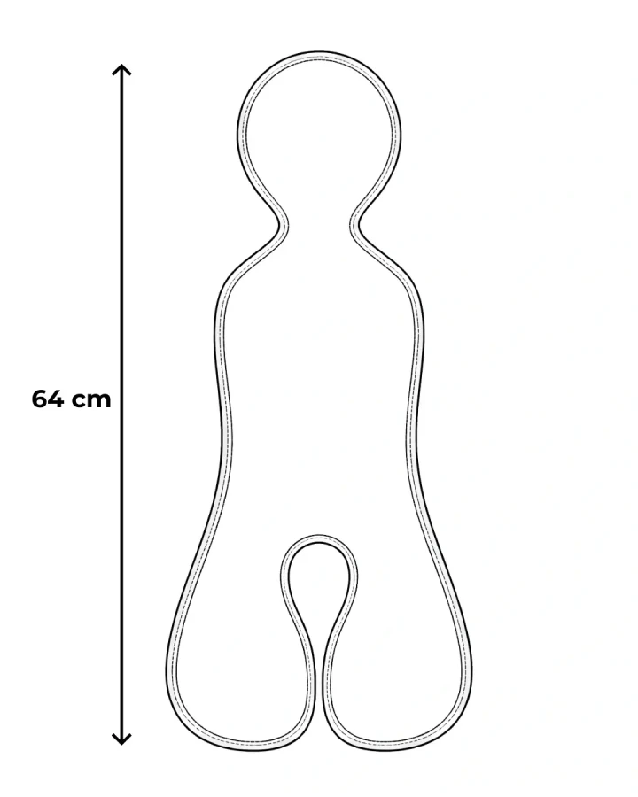 Wełniana wkładka termoregulacyjna MINI merino do fotelika 0-13 kg SZAŁWIA / Patulove