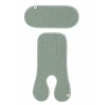 Dwuczęściowa wełniana wkładka termoregulacyjna MIDI merino do fotelika do 105 cm SZAŁWIA / Patulove