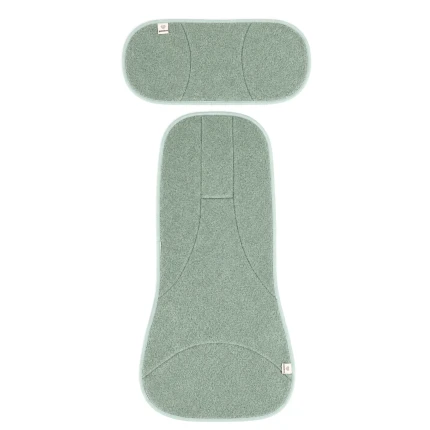 Dwuczęściowa wełniana wkładka termoregulacyjna MAXI PLUS merino do fotelika (15-36 kg) SZAŁWIA / Patulove