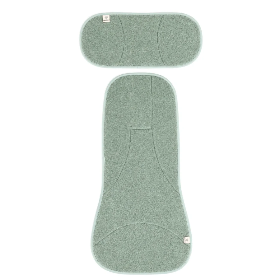 Dwuczęściowa wełniana wkładka termoregulacyjna MAXI PLUS merino do fotelika (15-36 kg) SZAŁWIA / Patulove