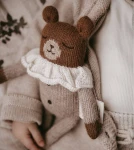 Dziergany miś z wełny alpaki - oat pyjamas / Main Sauvage