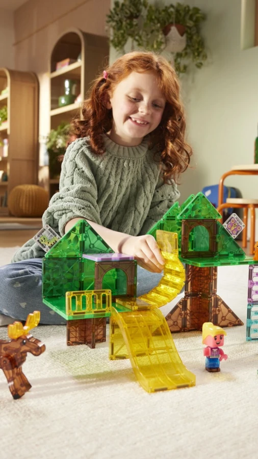 Klocki Magnetyczne Tree Top Adventure, 42 el. / Magna-Tiles