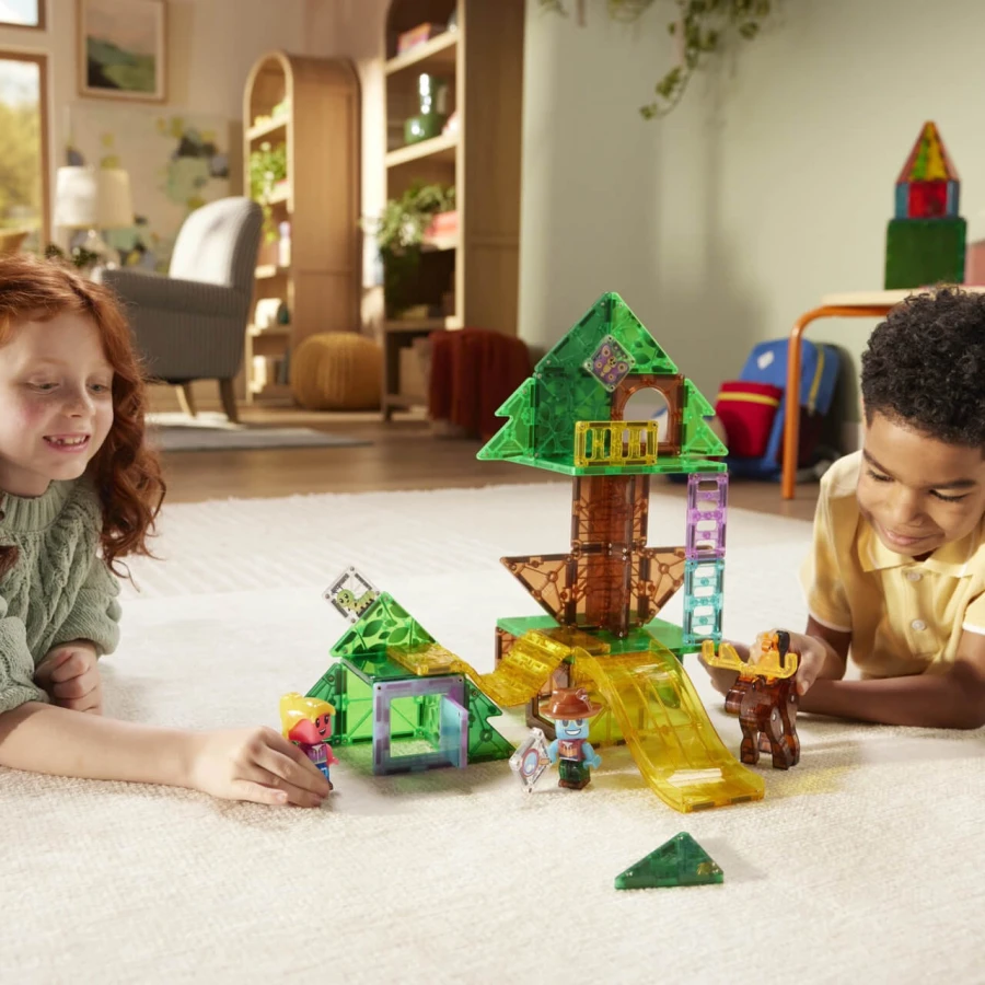 Klocki Magnetyczne Tree Top Adventure, 42 el. / Magna-Tiles