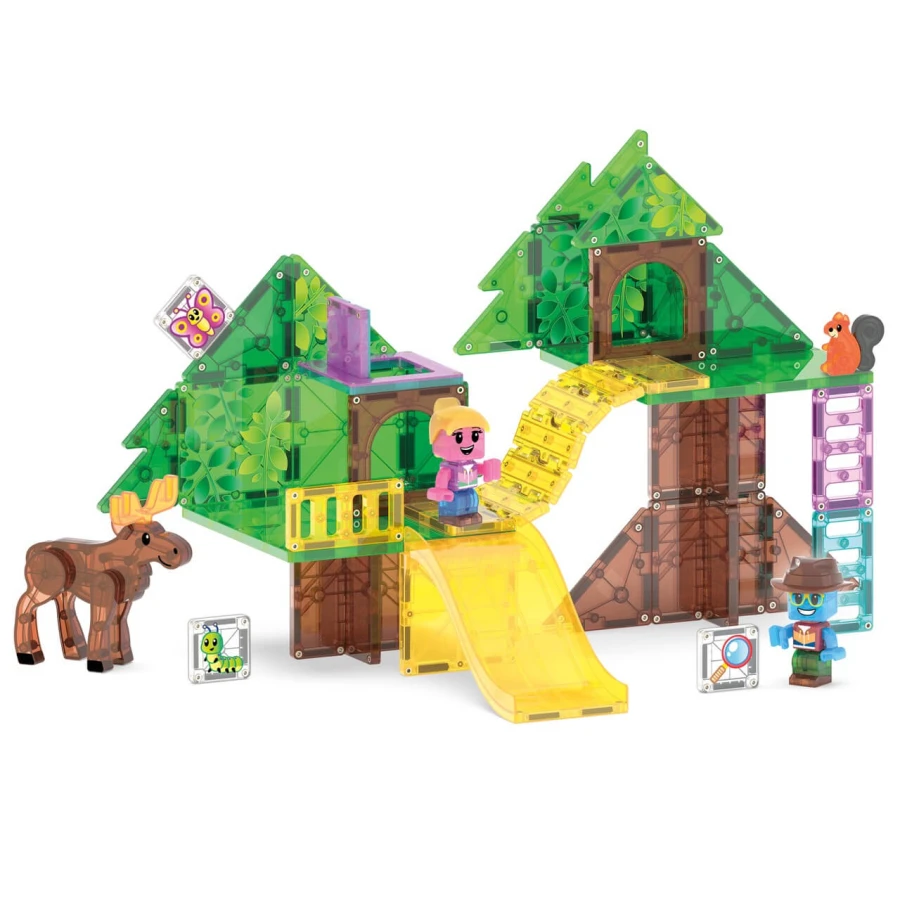 Klocki Magnetyczne Tree Top Adventure, 42 el. / Magna-Tiles