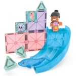Klocki Magnetyczne Dolphin Bay, 13 el. / Magna-Tiles