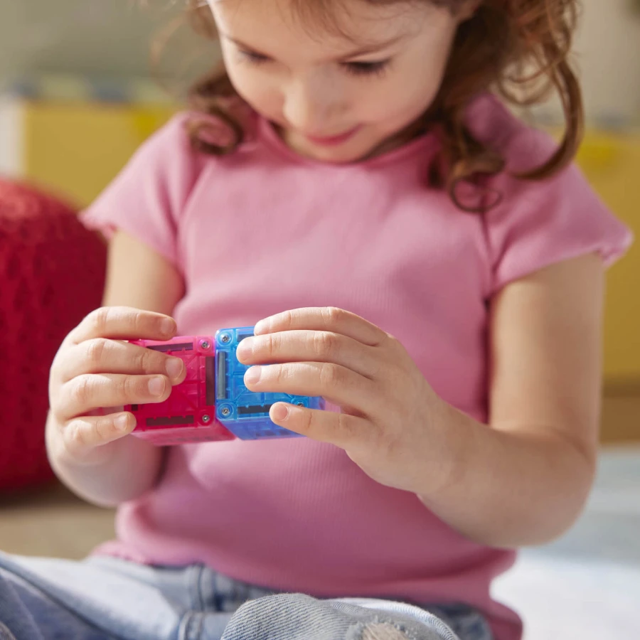 Klocki Magnetyczne microMAGS Cubes, 9 el. / Magna-Tiles