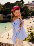 Opaska Marszczulka DIANA MALINA / UL&KA
