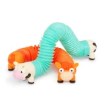 Akordeonowe rurki sensoryczne Li’l Barn Buddies - WIEJSKIE ZWIERZĘTA / Battat
