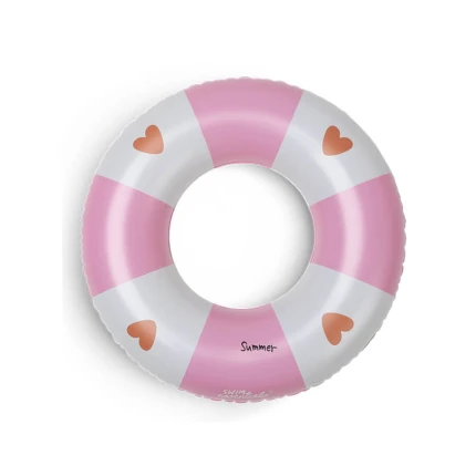 Koło do pływania dla dzieci Ø55 cm - Pink, Cozy Hearts / The Swim Essentials