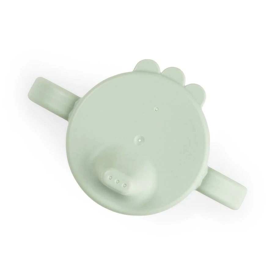 Kubek niekapek z uchwytami Playground Green, 260ml / Done by Deer