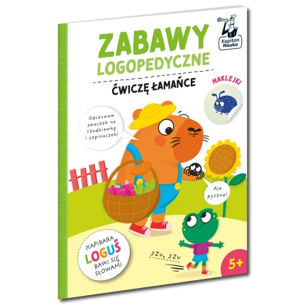 Ćwiczę łamańce. Zabawy logopedyczne. Kapibara Loguś / Kapitan Nauka