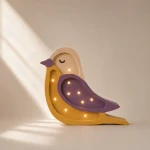 Lampa Little Lights Ptaszek Mini MAROON / Little Lights