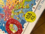 USZKODZONE OPAKOWANIE: DETECTIVE PUZZLE - puzzle, gra detektywistyczna - MAPA EUROPY / Ludattica