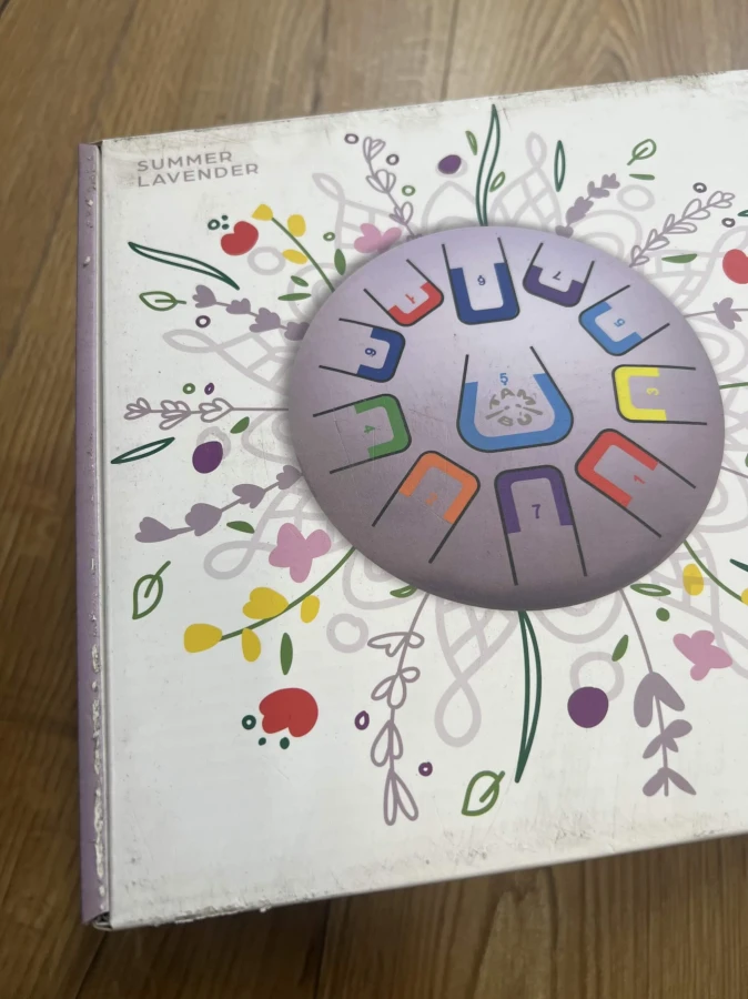 USZKODZONE OPAKOWANIE: Bębenek językowy Tambu śr. 20cm - Summer Lavender / Juegaconmigo