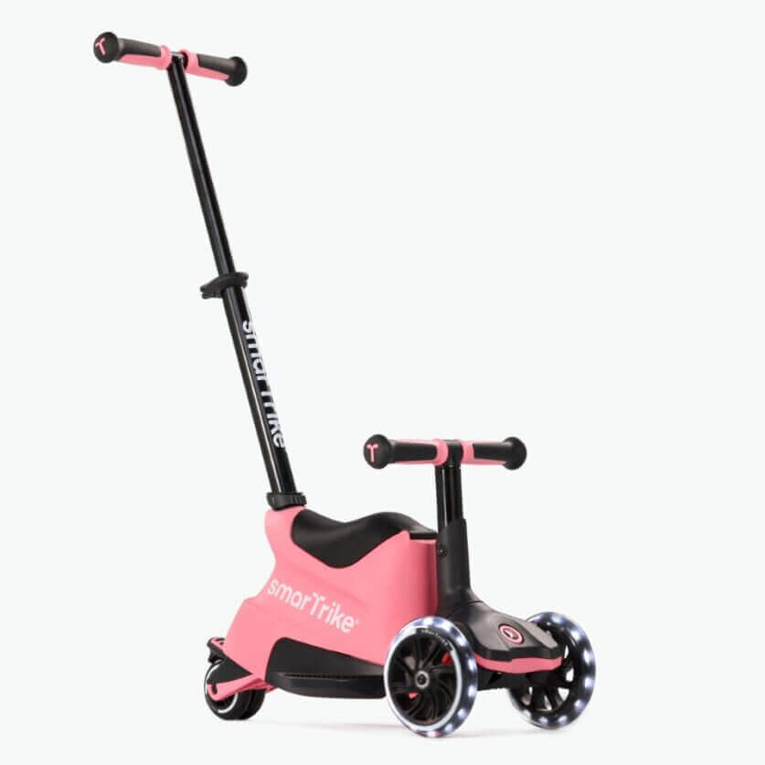 USZKODZONE OPAKOWANIE: Hulajnoga 4w1 Xtend Scooter + Ride-on, Salmon Pink / smarTrike