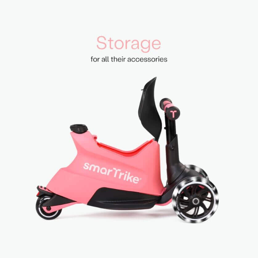 USZKODZONE OPAKOWANIE: Hulajnoga 4w1 Xtend Scooter + Ride-on, Salmon Pink / smarTrike